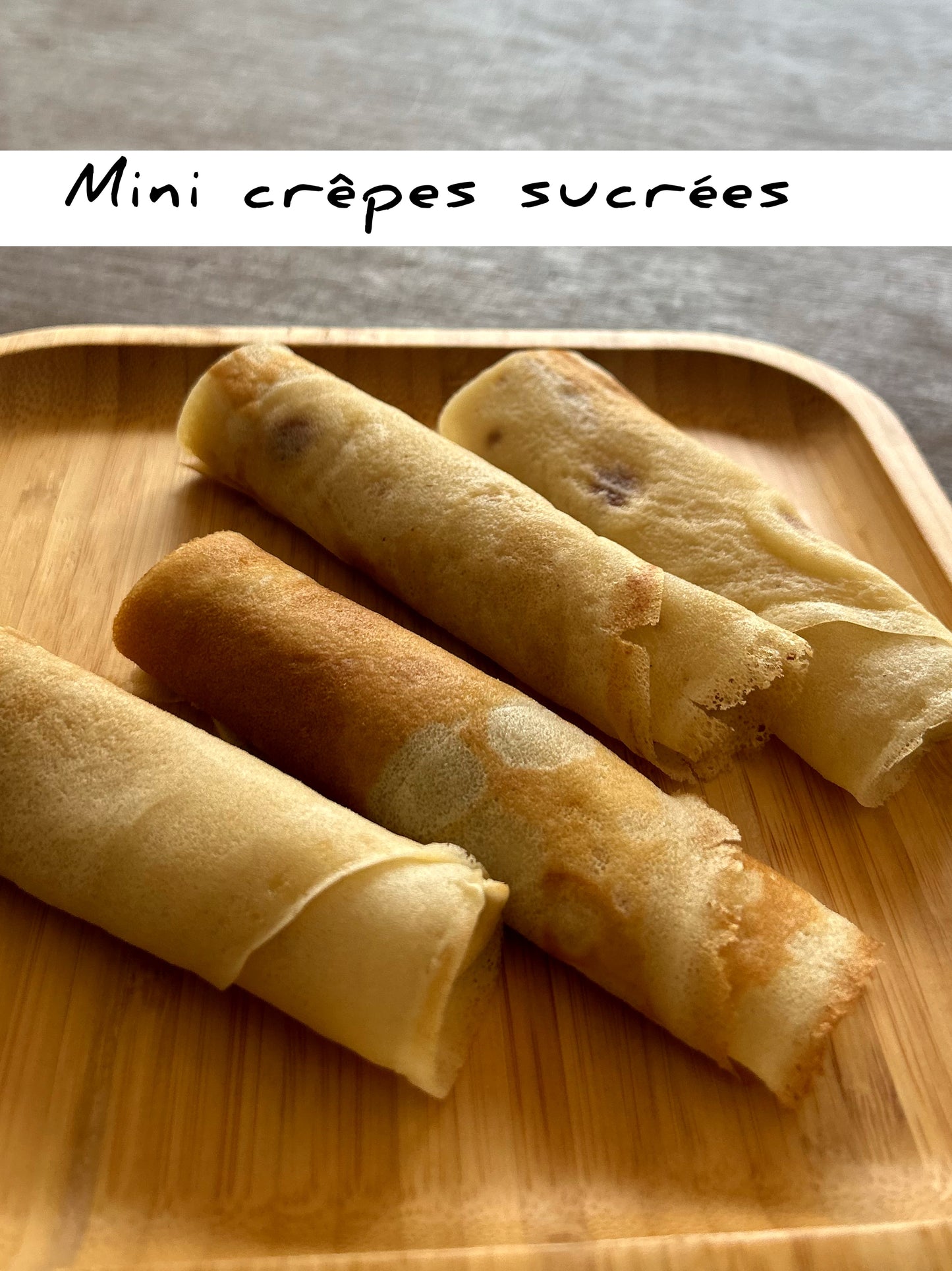 Mini crêpes sucrées- lot de 8