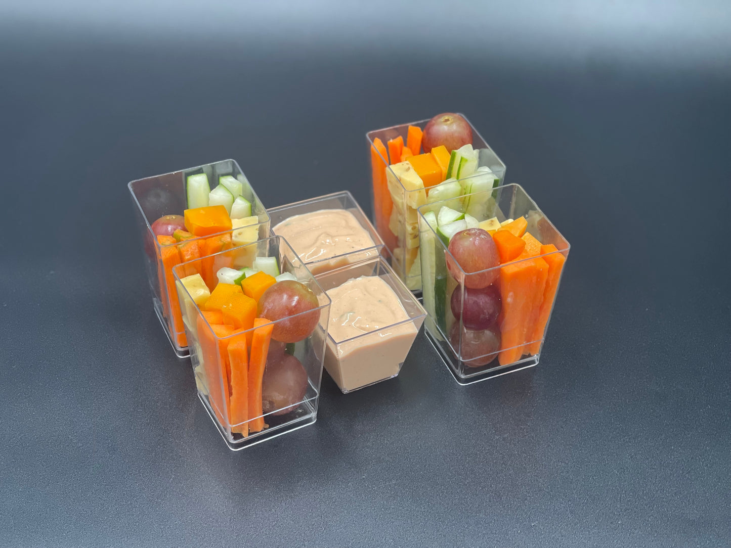 Verrines fraîcheur salée - lot de 12