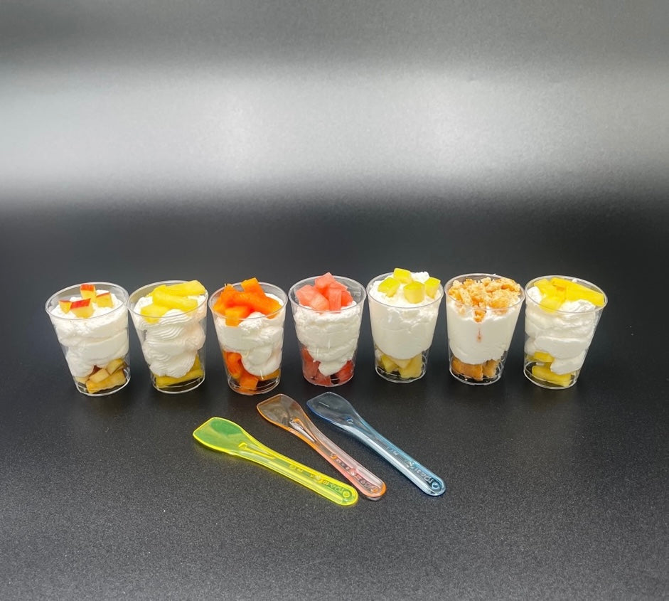 Verrines de fruits- lot de 10