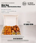 Le Mini duo Ailerons / Brochettes alloco