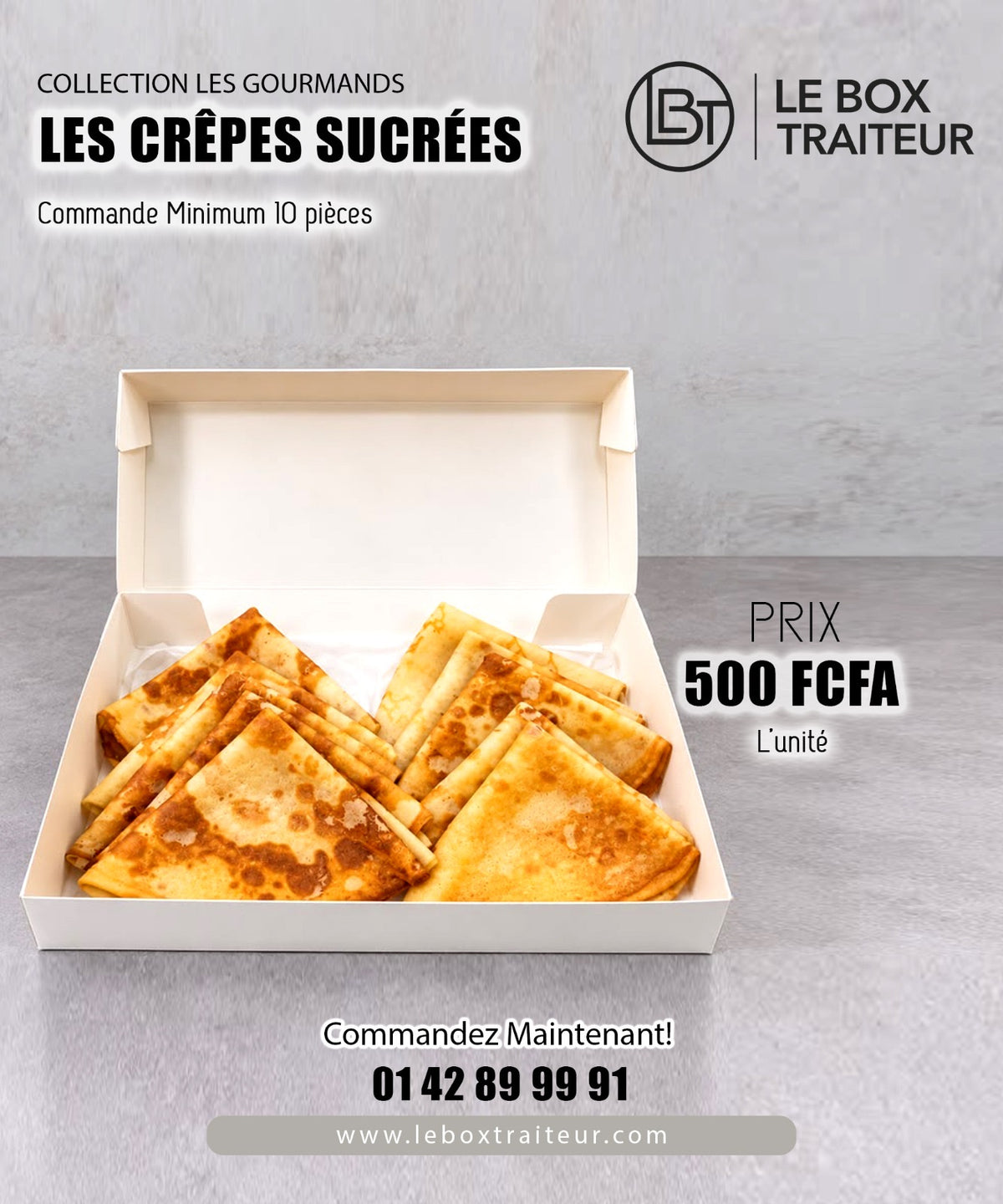 Crêpes sucrées  - 10 pcs