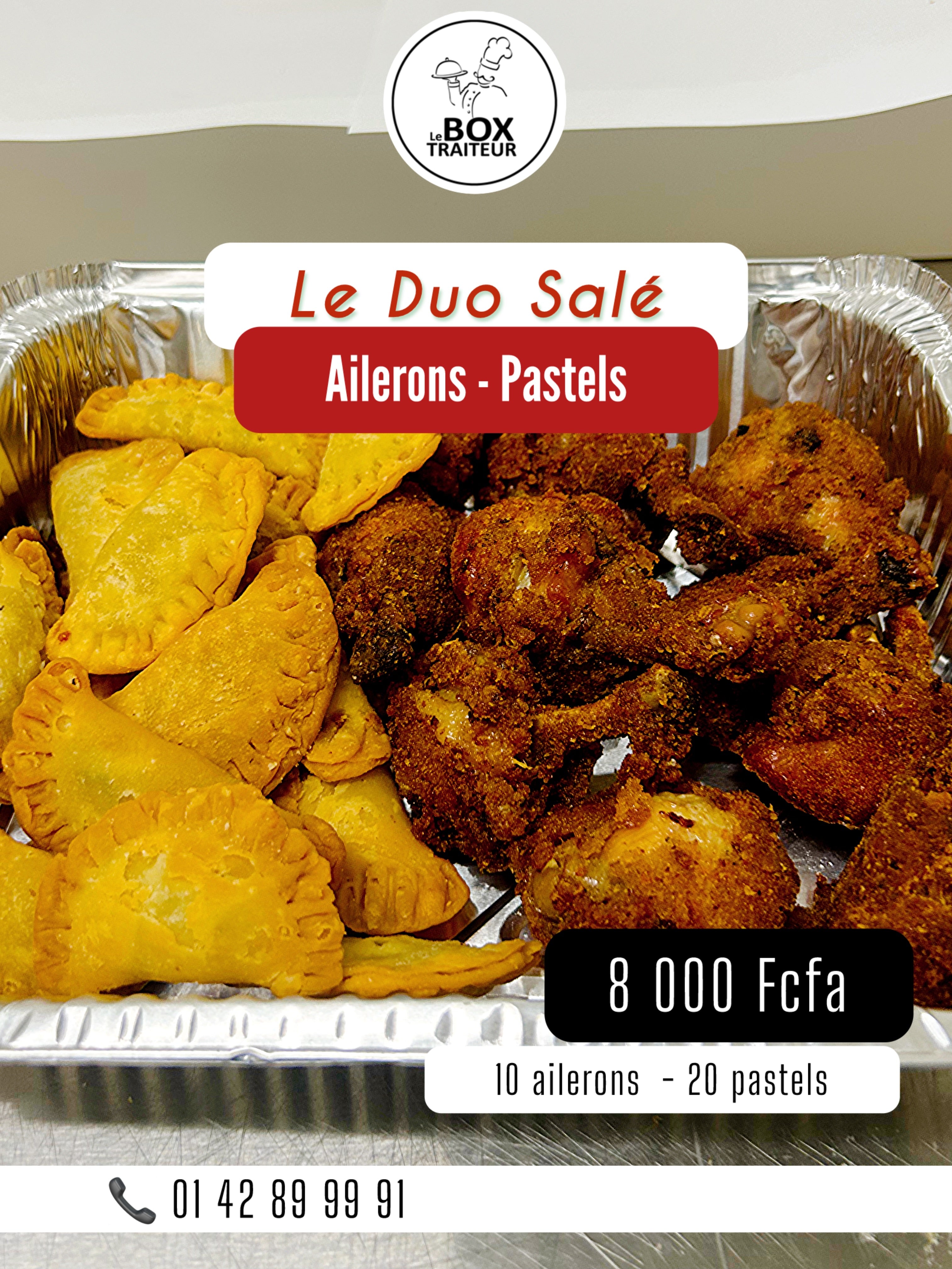 Duo salé ailerons pastels