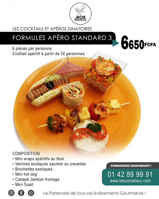 Formule Apéro Standard 3