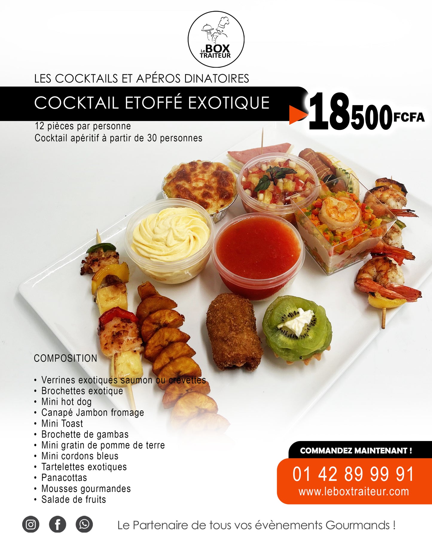 Formule Cocktail Etoffé Exotique