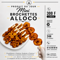 Mini Brochette d'Alloco - lot de 20