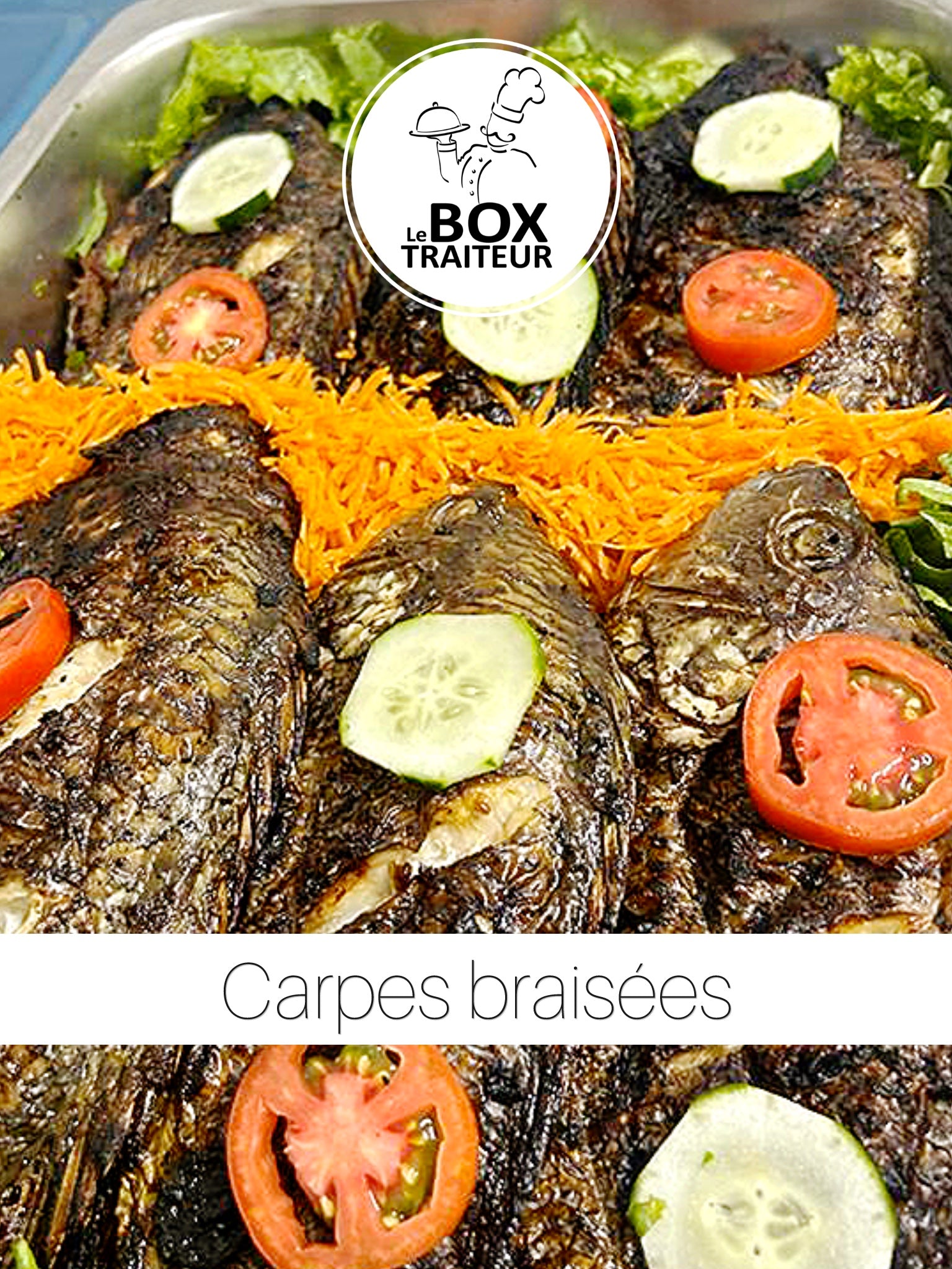 Carpes braisées