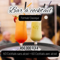 Bar à Cocktail - Formule Classique 120