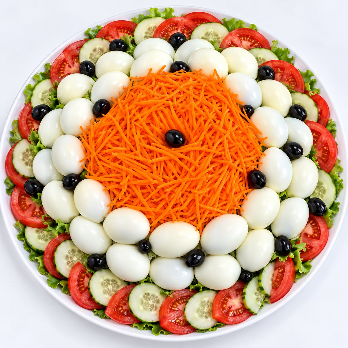 Salade Composée aux œufs - plateau 5 parts