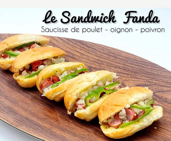 Mini sandwich Fanda- lot de 5