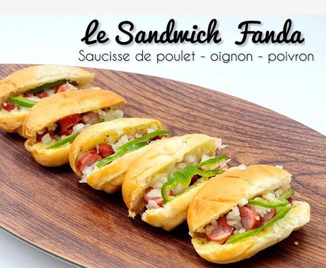 Mini sandwich Fanda- lot de 5