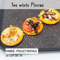 Mini pizzas - lot de 10