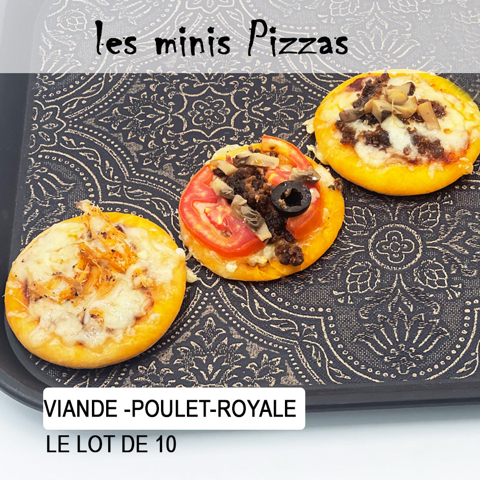 Mini pizzas - lot de 10