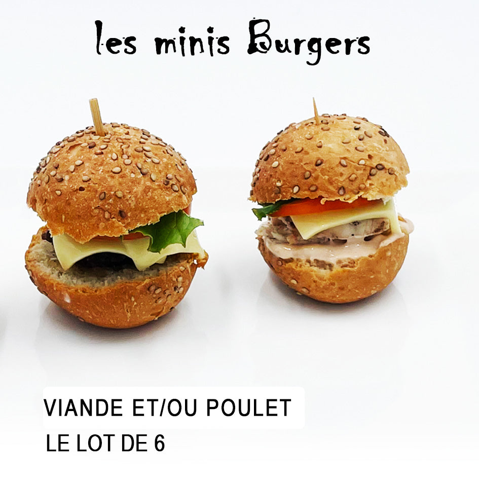 Mini burgers- lot de 6