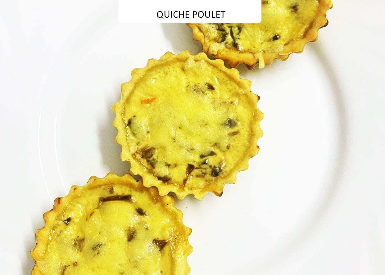 Mini quiches  - lot de 10