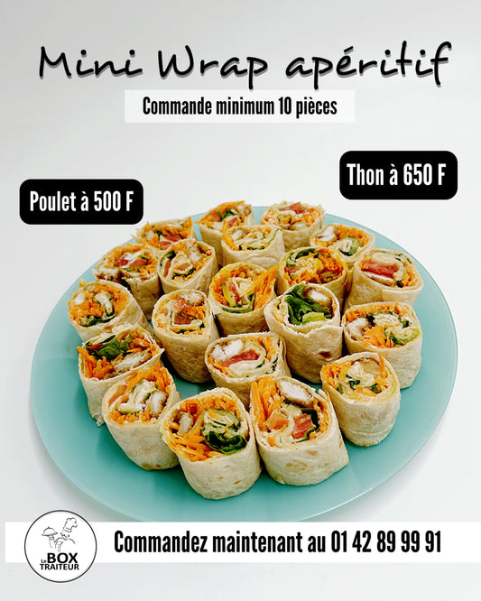 Mini Wrap apéritif ( lot de 10)