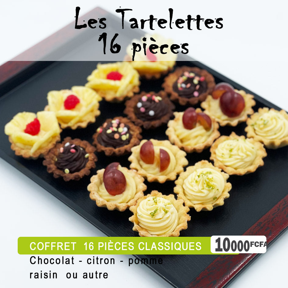 Tartelettes classiques 16 pièces